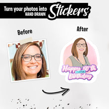 Load image into Gallery viewer, 50th Birthday Stickers for Mom